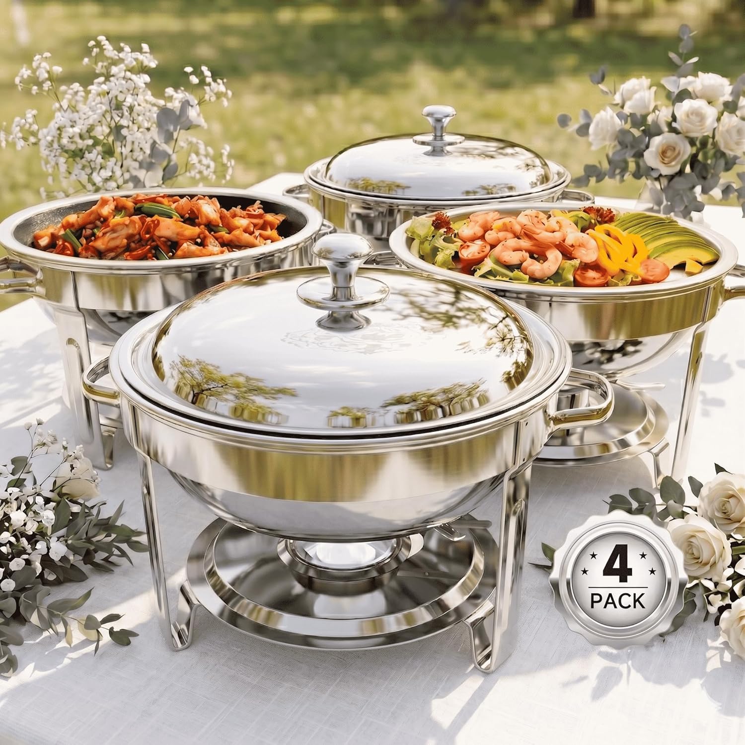 Chafing Dish Set (4 Pack)